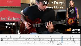 Dixie Dregs Ice Cakes Steve Morse Guitar Solo with TAB