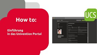 Einführung in das Univention Portal