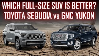 WHICH FULL-SIZE SUV TO BUY? 2024 GMC YUKON DENALI OR TOYOTA SEQUOIA // 7 KEY DIFFERENCES