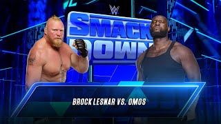 WWE2K23 - Brock Lesnar vs. Omos - FULL MATCH - GMZ STUDIO | WWE2K23