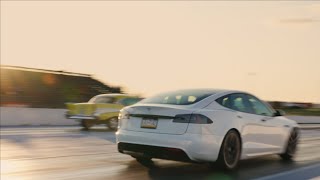 Drag Racing the Tesla Model S Long Range Plus