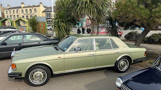 Rolls Royce Silver Spirit lll at the Beach with two saveloy and chips and sunburn.