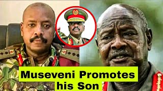 President Museveni Promotes His Son in a military position