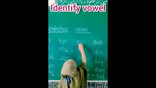 Identify Vowel activity/ english activity std:2/ # vowel #englishlanguage