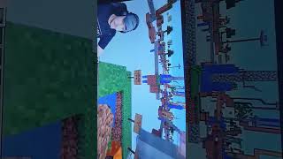 MrBeast Play Minecraft With 100 players SkyBlock 🙂 @MrBeastGaming @MrBeast  #shorts