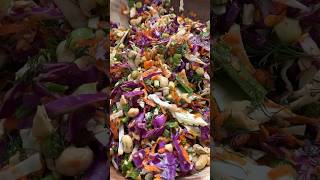 Crunchy cabbage salad. Full recipe in the description