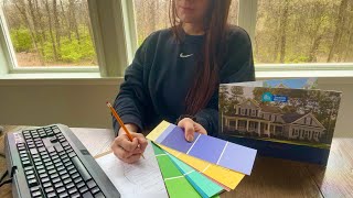 ASMR Designing Your Dream Home Pt 1 (writing, typing, paper/page turning, tracing, soft spoken)