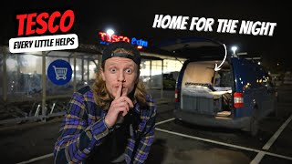 Stealth Camping in Britain's Most Recognised Supermarket