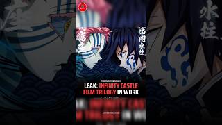 Demon Slayers "INFINITY CASTLE ARC" Trilogy Movies Updates In Hindi #shorts #demonslayer