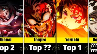 Top 30 Strongest Demon Slayer Characters || Vibe Comparison