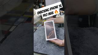 Only In Desert titanium ✨ #iphone #16promax #unboxing #shorts