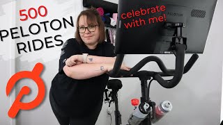 ⭐️PELOTON VLOG⭐️ My 500th PELOTON CLASS!! || Workout with me, honest reviews, opinions, thoughts