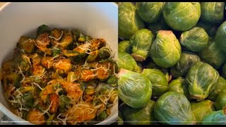 Desi Tandoori Garlic Cheesy Brussels Sprout Recipe For Air Fryer | देसी तंदूरी ब्रसल्ज़ स्प्राउट्स