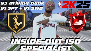 BEST BUILD NBA 2K25: BEST ALL AROUND GAURD BUILD + BEST POINT GUARD BUILD 2K25! ISO SPECIALIST!