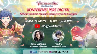 Konferensi Pers Digital Valthirian Arc: Hero School Story