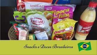 Provar snacks e doces brasileiros || Filipa da Costa