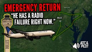 LOSS OF ALL RADIOS | United Airlines B764 Loses Radio Communications, Returns for Safe Landing