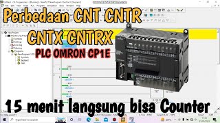 Tutorial Counter pada PLC OMRON Cx-Programmer | Mudah dan lengkap