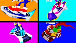 SONIC THE HEDGEHOG MOVIE CHOOSE YOUR FAVOURITE SHOES | SKATEBOARD