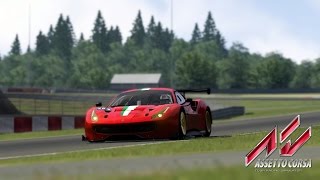 Assetto Corsa [PS4] - Ferrari 488 GT3 @ Nurburgring GP(GT Layout) Practice Run Gameplay