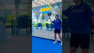 Tennis skills won’t save you from the glass wall in padel—ready to adapt? #padel #tennis #padeltips