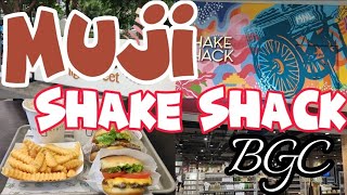 Shake Shack and Muji in Bonifacio Global City BGC Taguig