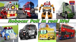 Robocar Characters In Real Life TRANSPORT Cartoons 8