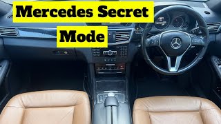 How to turn on dyno mode in Mercedes W212 E Class