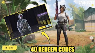 *NEW* Codm Mara - Notice Meow Free Epic Skin 80 Redeem Codes