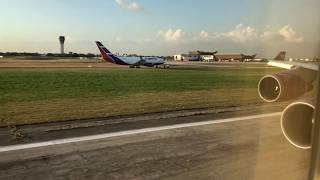 Landing in Havana (HAV) VS63 - G-VAST Virgin Atlantic "Ladybird" Boeing B747-400