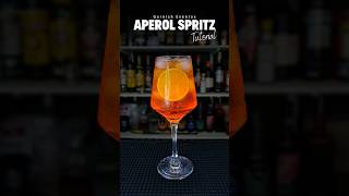 Cóctel Aperol Spritz 🍊 Tutorial Bartender #GarnishEventos