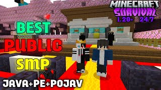 MINECRAFT 24/7 LIFESTEAL SMP 🤩 | FOR JAVA/MCPE 1.20+ || FREE TO JOIN 💥 BEST PUBLIC SMP SERVER 🥰