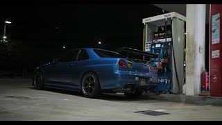 Bayside Blue Skyline R34 GTR Trying to find Chiam Benjamin is like Need For Speed  - DJI Ronin4D 6K