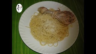 Spaghetti con pollo alla genovese