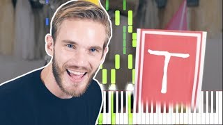 Congratulations - Pewdiepie, Roomie & Boyinaband [Synthesia Piano Tutorial]