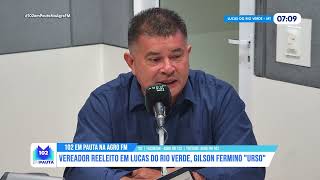 Vereador reeleito em Lucas do Rio Verde, Gilson Fermino "Urso"