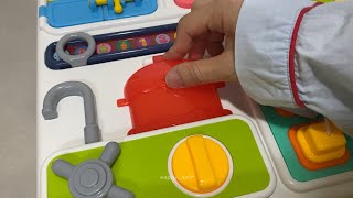 [🍀Toy asmr] Big Fidget Board busy board kitchen sounds | 피젯보드 비지보드  no talking no music 🎧satisfying