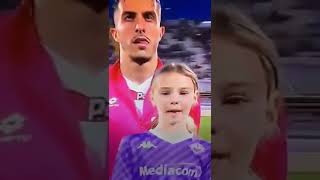 Little kid saying "Juve Merda" before Fiorentina-Monza