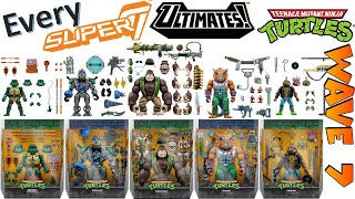 Super7 Ultimates TMNT Wave 7 Reveals Sergeant Bananas Triceraton Punker Don Robotic Bebop Metalhead