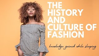 The History and Culture of Fashion. Magic that helps you sleep well when you can't sleep.