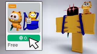 HURRY! GET 25+ FREE ROBLOX ITEMS AND FREE GARFIELD KORBLOX NOW! 🥳😎