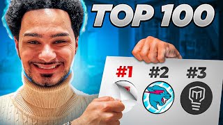 I Ranked the Top 100 YouTubers (Don't Get Mad)