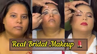 Step By Step Bridal Makeup || #bridalmakeuplook #realbridalmakeup #bridalmakeupartist