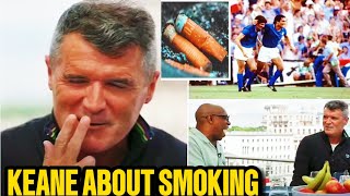 Man United legend Roy Keane says he quit smoking aged 11 after being inspired by the 1982 World Cup