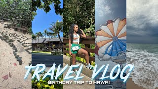 TRAVEL VLOG: solo bday trip in Hawaii🌺 | parasailing, beach, try local foods, fun activities & more