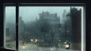 Rain On Window Sounds, Thunder Sounds - To Help You Sleep & Study