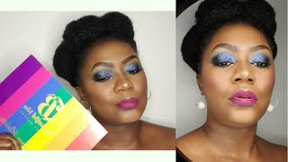 BEAUTIFUL YOU COSMETICS RAINBOW PALETTE REVIEW || DETAILED TUTORIAL || BEGINNER FRIENDLY