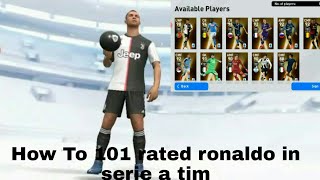 How To Get Ronaldo In Serie A TIM Pack Opening Pes 2020 Mobile