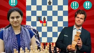 Master Chess Game: 04 By Magnus Carlsen vs Koneru Humpy