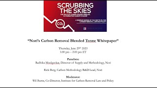 Nori’s Carbon Removal Blended Tonne Whitepaper